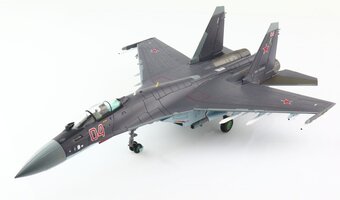 Suchoi Su35S Flanker E Red 04 Russian Air Force Aerobatic Team Berkuts MAKS - 2019
